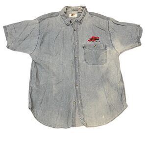 Winner's Circle Dale Earnhardt Jr.‎ #8 Denim Shirt Men's XL Vintage NASCAR